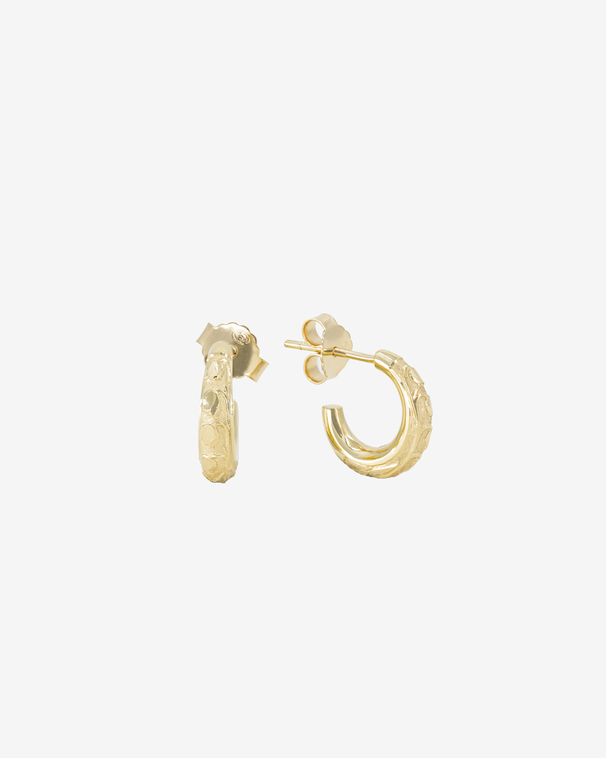 Fredag Hoop Earrings Engraved