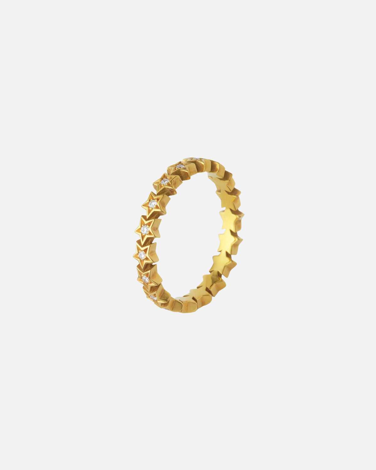 Mini Star Ring - Diamonds