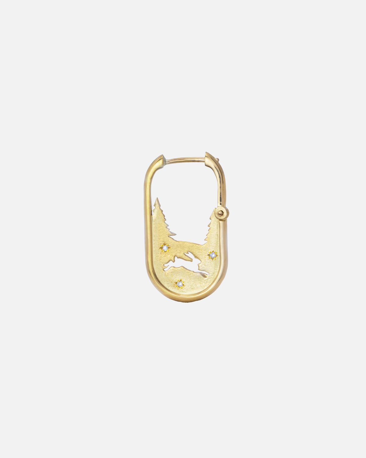 Nomad Earring - Running Hare