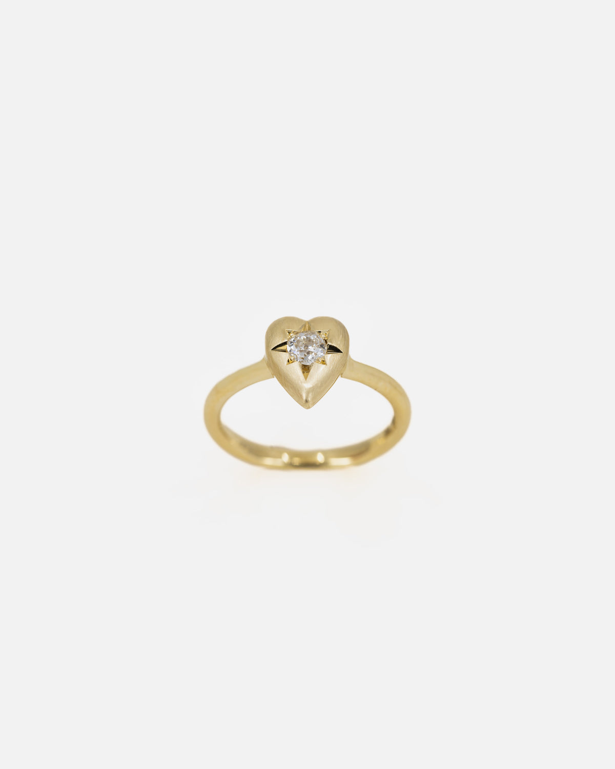 Plump heart ring